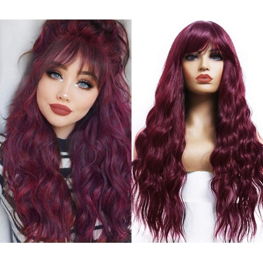 Blooming Hair 24" High quality wigs with bang